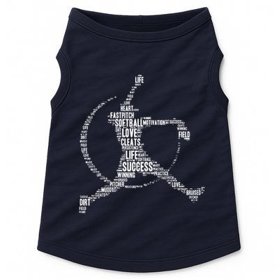 Softball Pitcher Fastpitch T Softball Mom Doggie Tank