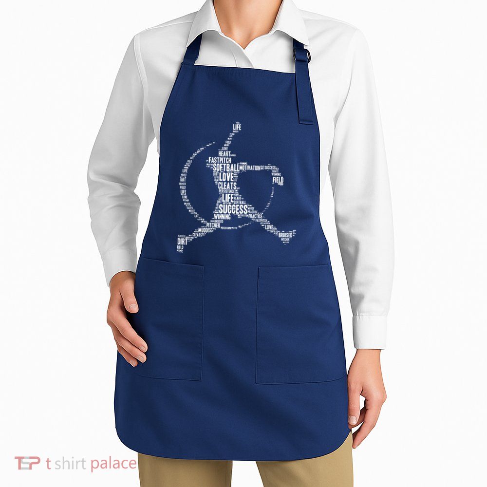Softball Pitcher Fastpitch T Softball Mom Apron
