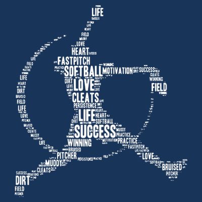 Softball Pitcher Fastpitch T Softball Mom T-Shirt