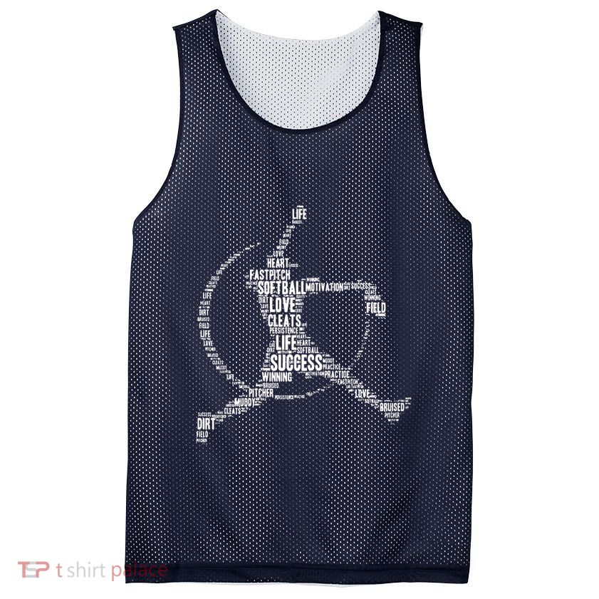 Softball Pitcher Fastpitch T Softball Mom Mesh Reversible Basketball Jersey Tank