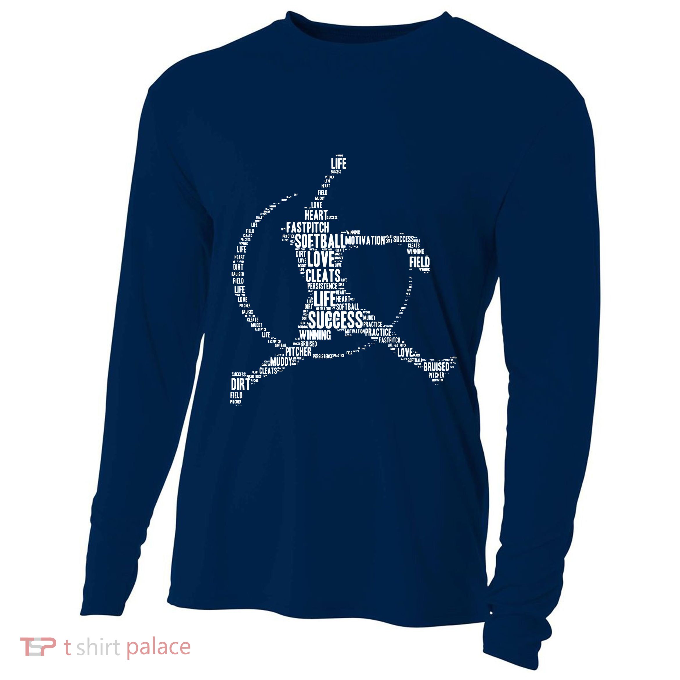 Softball Pitcher Fastpitch T Softball Mom Cooling Performance Long Sleeve Crew
