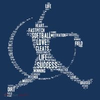 Softball Pitcher Fastpitch T Softball Mom Poster