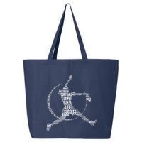 Softball Pitcher Fastpitch T Softball Mom 25L Jumbo Tote