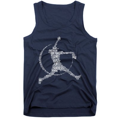 Softball Pitcher Fastpitch T Softball Mom Tank Top