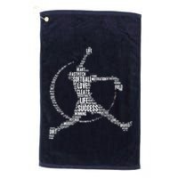Softball Pitcher Fastpitch T Softball Mom Golf Towel