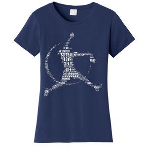 Softball Pitcher Fastpitch T Softball Mom Women's T-Shirt