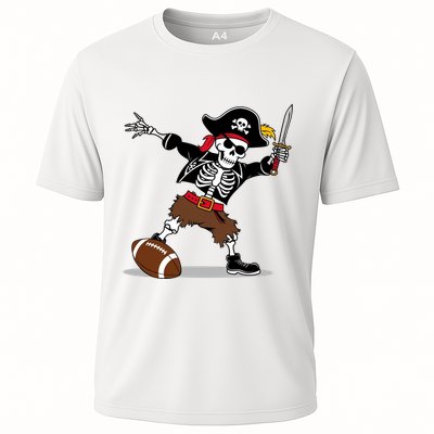 Skeleton Pirate Football Halloween Costume Design Performance Shirt