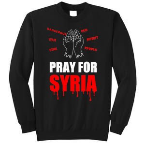 Support Pray For Syria Country Design Sweatshirt