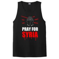 Support Pray For Syria Country Design PosiCharge Competitor Tank