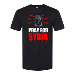 Support Pray For Syria Country Design Softstyle CVC T-Shirt