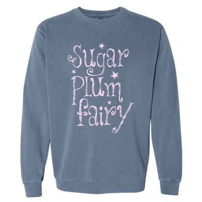 Sugar Plum Fairy Cute Christmas Garment-Dyed Sweatshirt