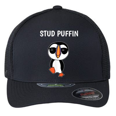 Stud Puffin Funny Bird Flexfit Unipanel Trucker Cap