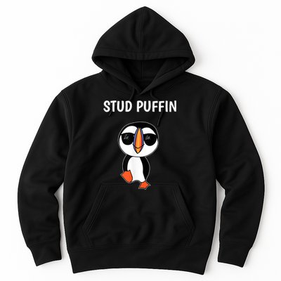 Stud Puffin Funny Bird Hoodie