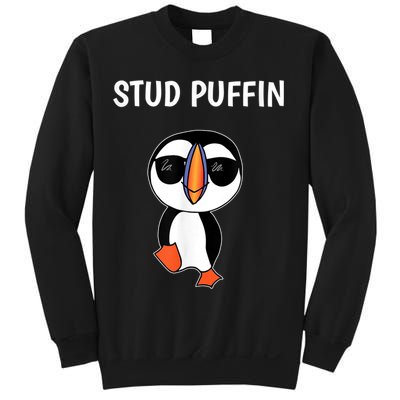 Stud Puffin Funny Bird Sweatshirt