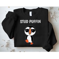Stud Puffin Funny Bird Sweatshirt