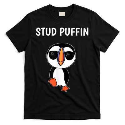 Stud Puffin Funny Bird T-Shirt
