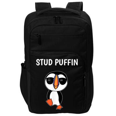 Stud Puffin Funny Bird Impact Tech Backpack