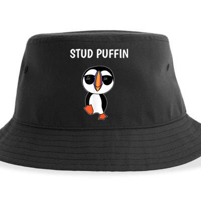 Stud Puffin Funny Bird Sustainable Bucket Hat