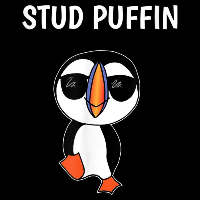 Stud Puffin Funny Bird Sustainable Bucket Hat