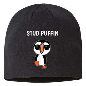 Stud Puffin Funny Bird Sustainable Beanie