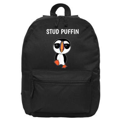 Stud Puffin Funny Bird 16 in Basic Backpack