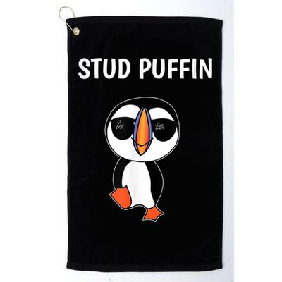 Stud Puffin Funny Bird Golf Towel