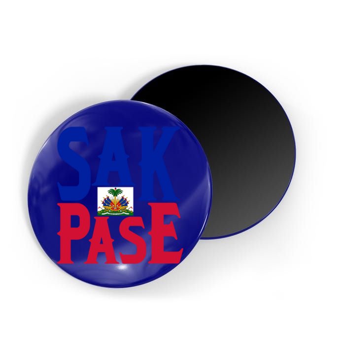 Sak Pase Funny Gift Cute Haitian Creole Pride Funny Gift Magnet