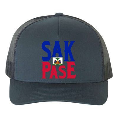 Sak Pase Funny Gift Cute Haitian Creole Pride Funny Gift Yupoong Adult 5-Panel Trucker Hat