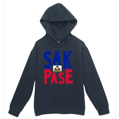 Sak Pase Funny Gift Cute Haitian Creole Pride Funny Gift Urban Pullover Hoodie