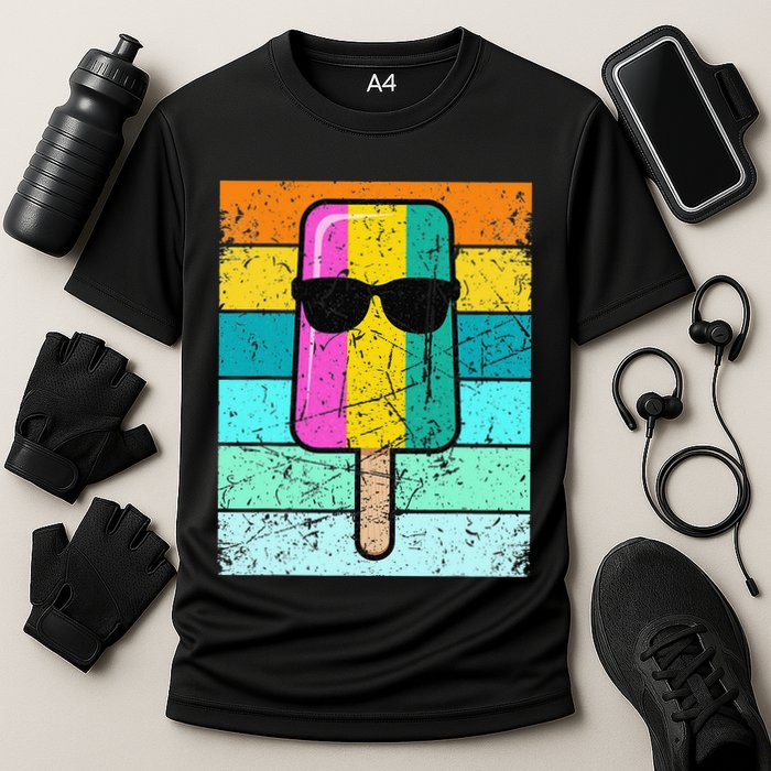 Summer Popsicle Funny Ice Cream Beach Pool Party Performance Shirt