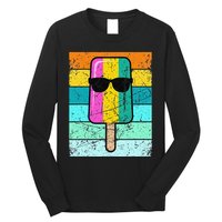Summer Popsicle Funny Ice Cream Beach Pool Party Long Sleeve Shirt