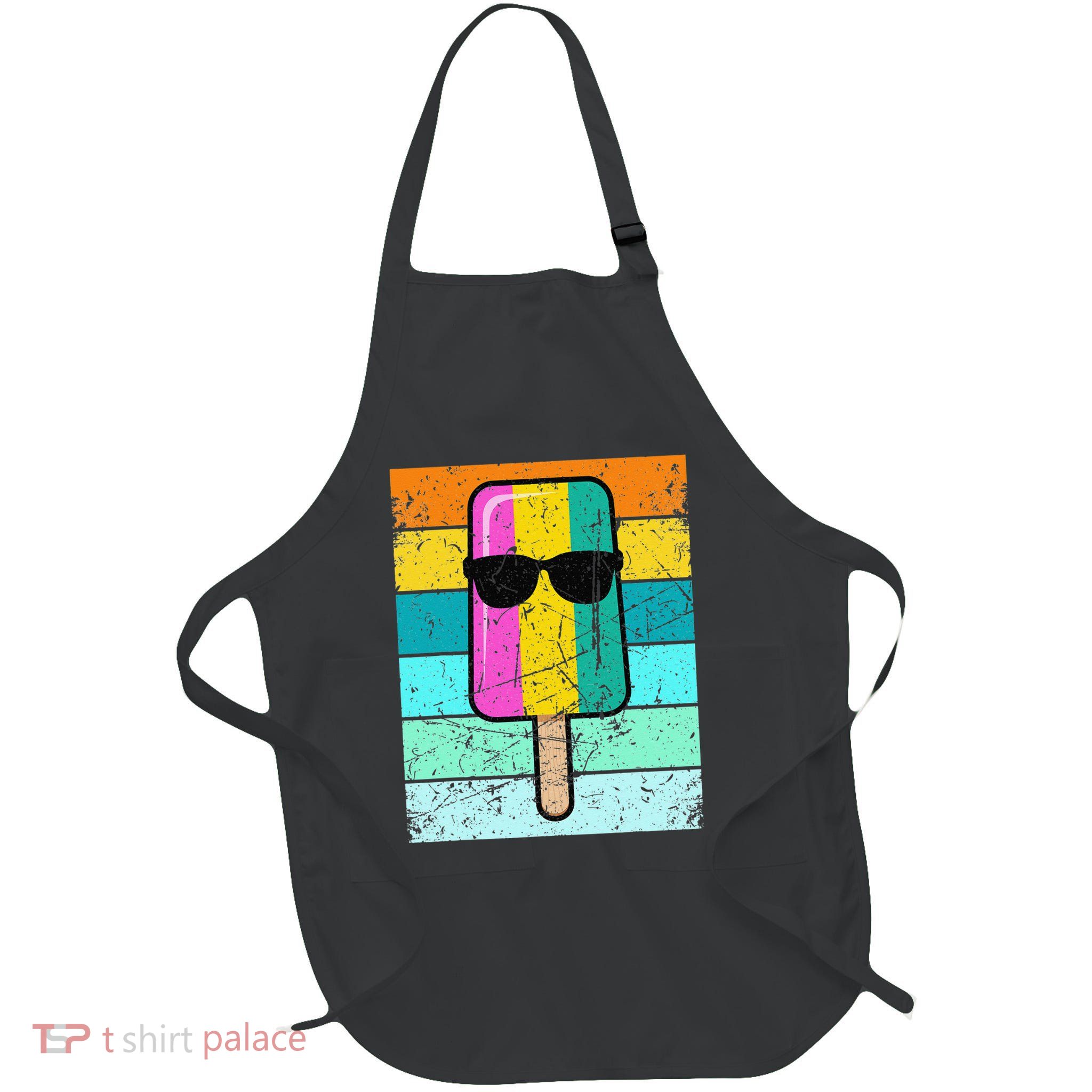 Summer Popsicle Funny Ice Cream Beach Pool Party Apron