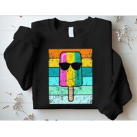 Summer Popsicle Funny Ice Cream Beach Pool Party Sweatshirt