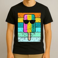 Summer Popsicle Funny Ice Cream Beach Pool Party T-Shirt