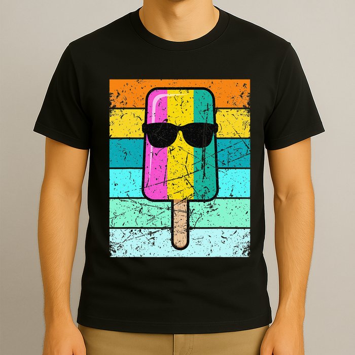 Summer Popsicle Funny Ice Cream Beach Pool Party T-Shirt