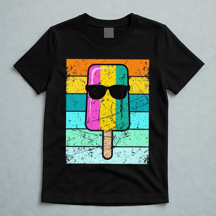 Summer Popsicle Funny Ice Cream Beach Pool Party T-Shirt