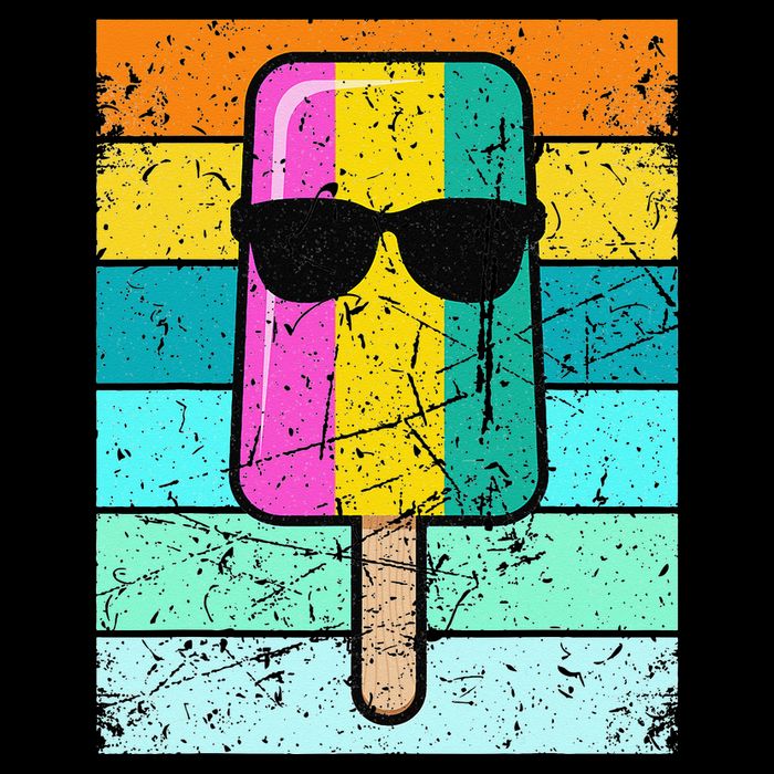 Summer Popsicle Funny Ice Cream Beach Pool Party T-Shirt