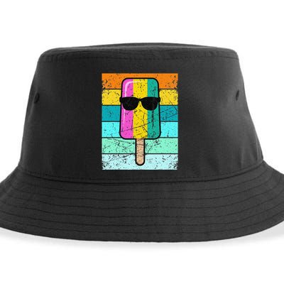 Summer Popsicle Funny Ice Cream Beach Pool Party Sustainable Bucket Hat