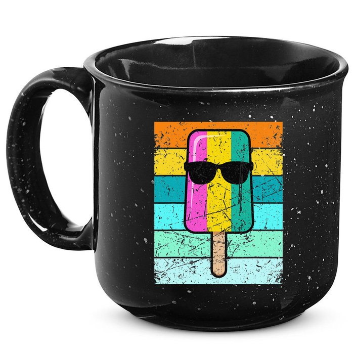 Summer Popsicle Funny Ice Cream Beach Pool Party 15oz Campfire Ceramic Mug