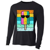 Summer Popsicle Funny Ice Cream Beach Pool Party Cooling Performance Long Sleeve Crew