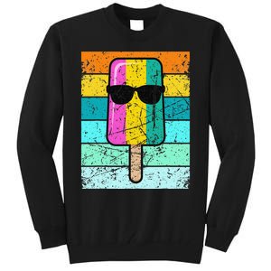 Summer Popsicle Funny Ice Cream Beach Pool Party Tall Sweatshirt