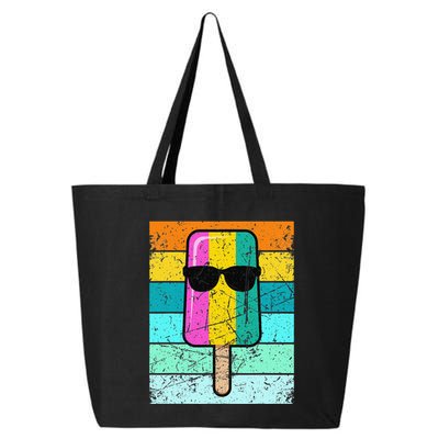 Summer Popsicle Funny Ice Cream Beach Pool Party 25L Jumbo Tote