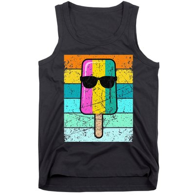 Summer Popsicle Funny Ice Cream Beach Pool Party Tank Top
