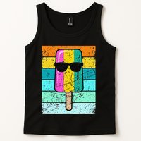 Summer Popsicle Funny Ice Cream Beach Pool Party Tank Top