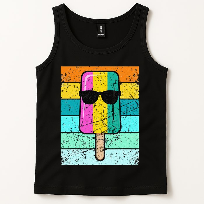 Summer Popsicle Funny Ice Cream Beach Pool Party Tank Top