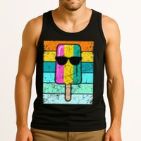 Summer Popsicle Funny Ice Cream Beach Pool Party Tank Top