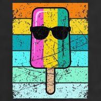 Summer Popsicle Funny Ice Cream Beach Pool Party Golf Towel