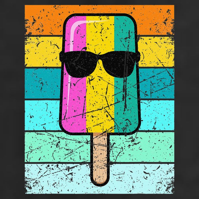 Summer Popsicle Funny Ice Cream Beach Pool Party Golf Towel
