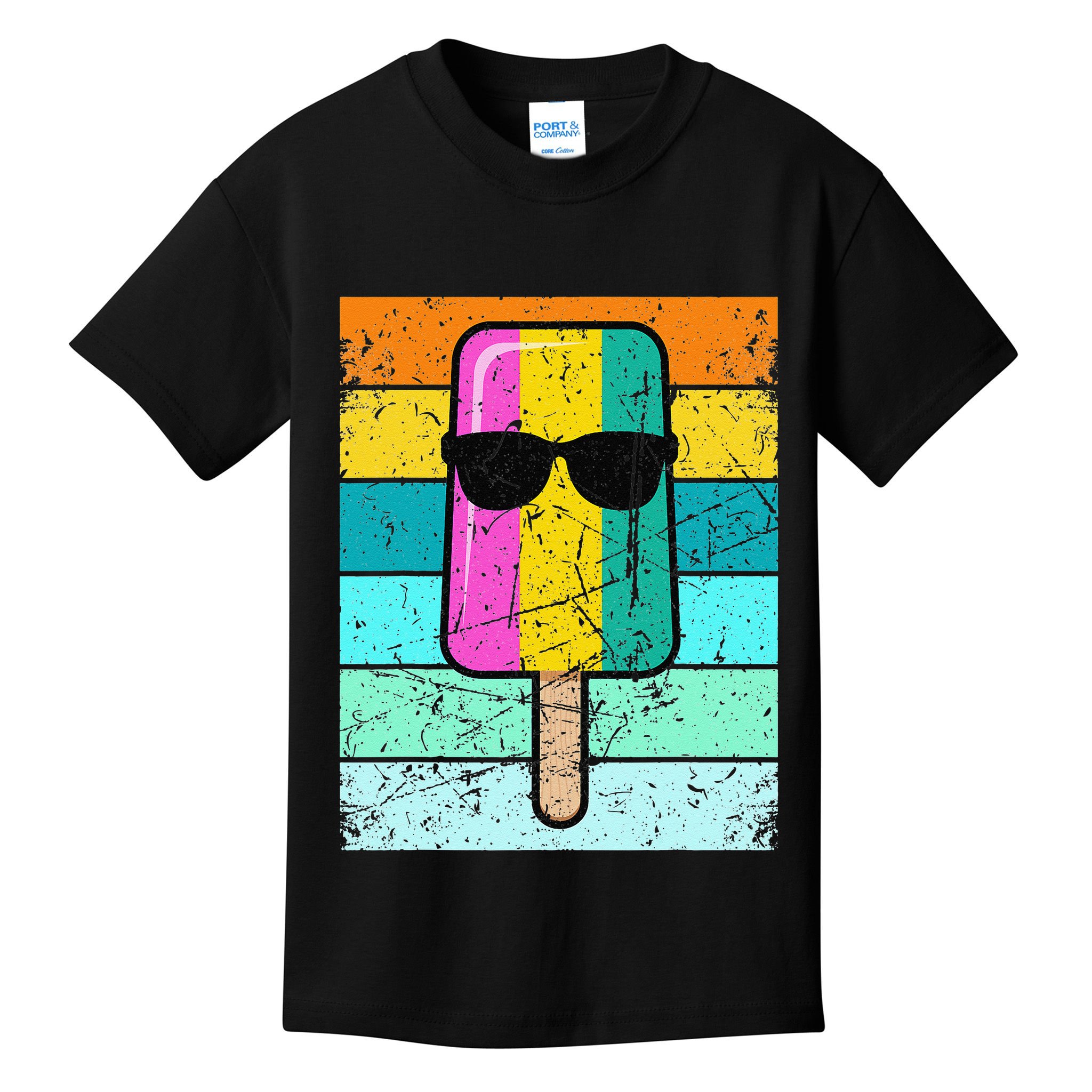 Summer Popsicle Funny Ice Cream Beach Pool Party Kids T-Shirt