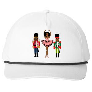 Sugar Plum Fairy Black Nutcracker Christmas African American Snapback Five-Panel Rope Hat